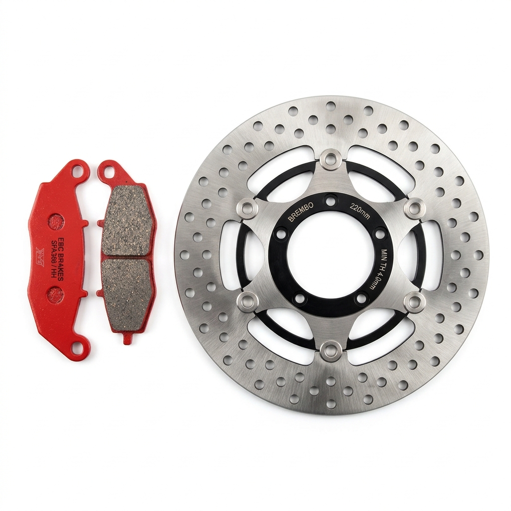 ASK Heavy Duty Rear Drum Brake Shoe Set (Activa / Jupiter)